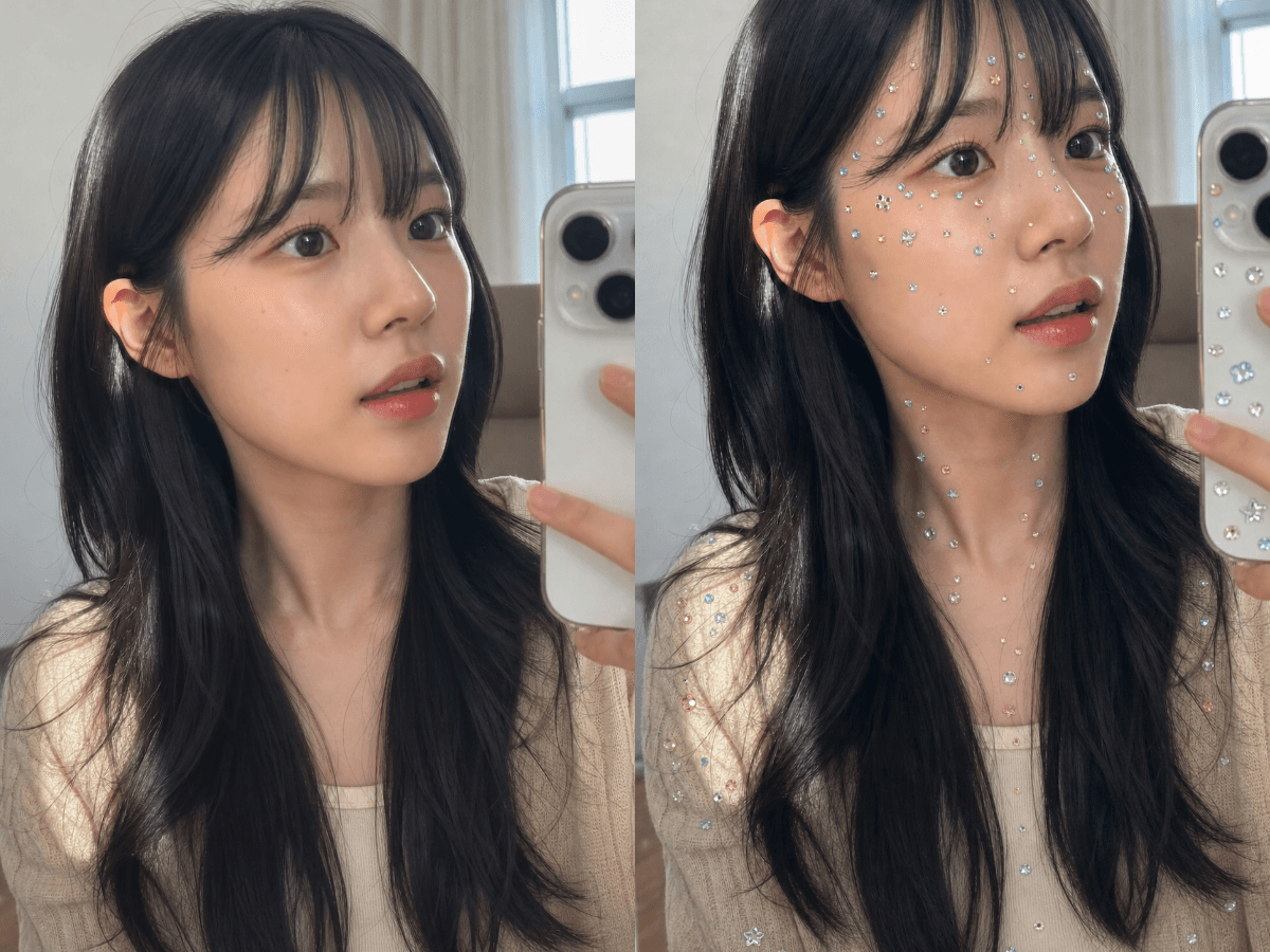 얼굴 큐빅 입력 사진과 결과 예시